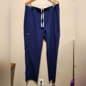 FIGS Technical Collection Cairo Pants Cargo Scrub Navy Blue XXL